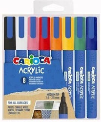 Carioca Μαρκαδόροι Σετ 12 χρώματα Carioca Μαρκαδόροι Σετ 12 χρώματα