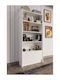 White Bookcase 65x25x150cm