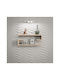 Atlantic Pine Wall Shelf 60x14x14cm