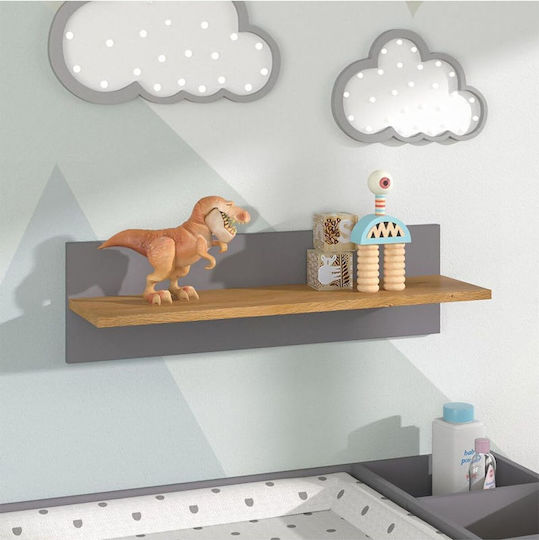 Scandinavian Wall Shelves (3 Pieces) 50x20x12cm