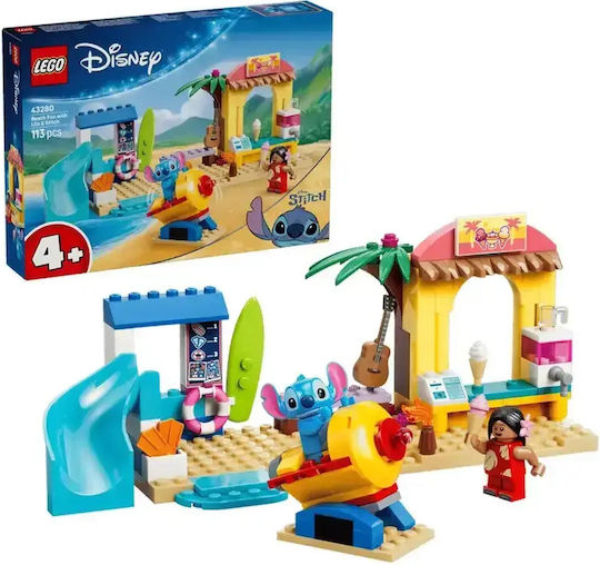 LEGO Disney Strandspaß mit Lilo & Stitch für 4+ Jahre 113 Stück