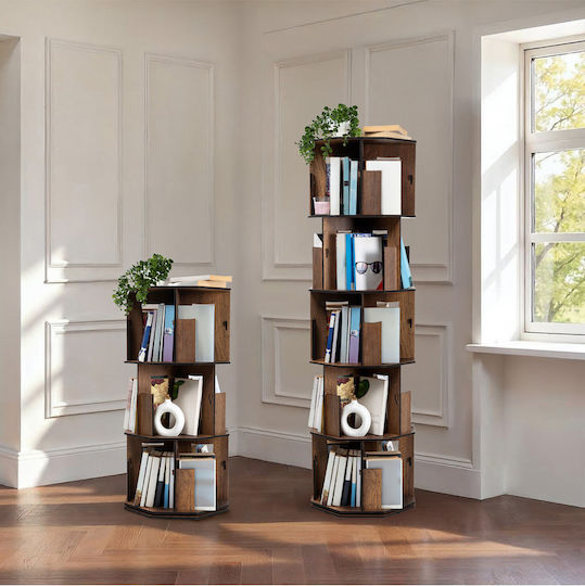 Bibliothek Braun 44x20x86cm STE-016189-P16189