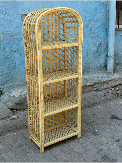Beige Bookcase 49x28x133cm