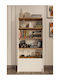 Bibliothek Atlanticα Beige 65x25x150cm