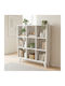 Bookcase Dokia White 88.4x19.8x100.3cm