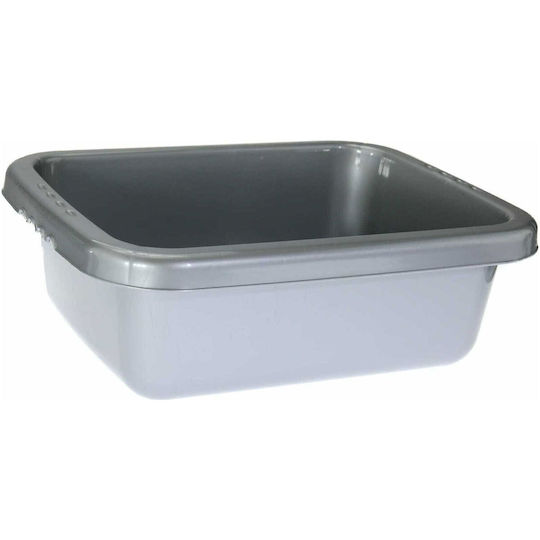 Viosarp Λεκάνη Ορθογώνια 35x30εκ. Χωρητικότητας 8.5lt Γκρι