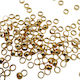 Stahl Stopper Gold 2mm Wahl der Menge 2mm