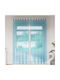 vidaXL Set Curtains with Tab Tops Turquoise 140x260cm