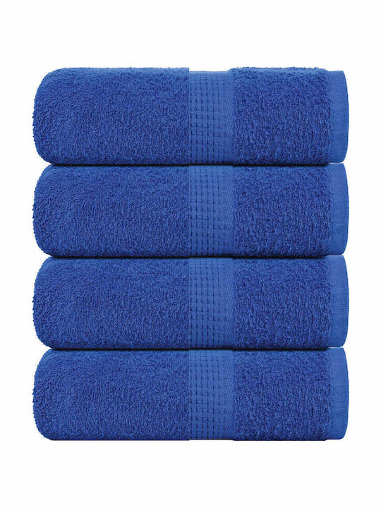 vidaXL 30x30cm Blue Bath Towel Weight 360gsm