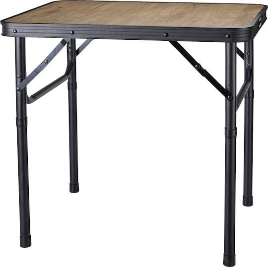 Redcliffs Τραπέζι Αλουμινίου για Camping Πτυσσόμενο 60x45cm Μαύρο