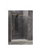 Karag Lea 400 Cabină Duș cu Ușă Glisantă 120x200cm Sticlă Mată Profil Auriu 5206836651538