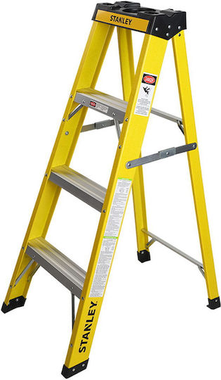 Stanley Metal Ladder with 3 Steps