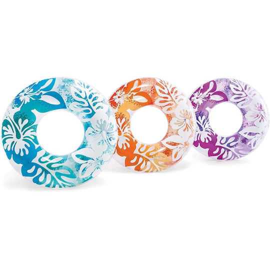 Intex Kids' Swim Ring 91cm Clear Colour 3 Colours