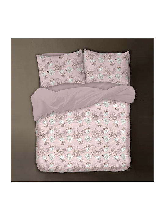 Isadore Lorraine New Special Ediiton Σετ Σεντόνια Μονά 160x260εκ. Magnolia-dusty-rose (3τμχ)