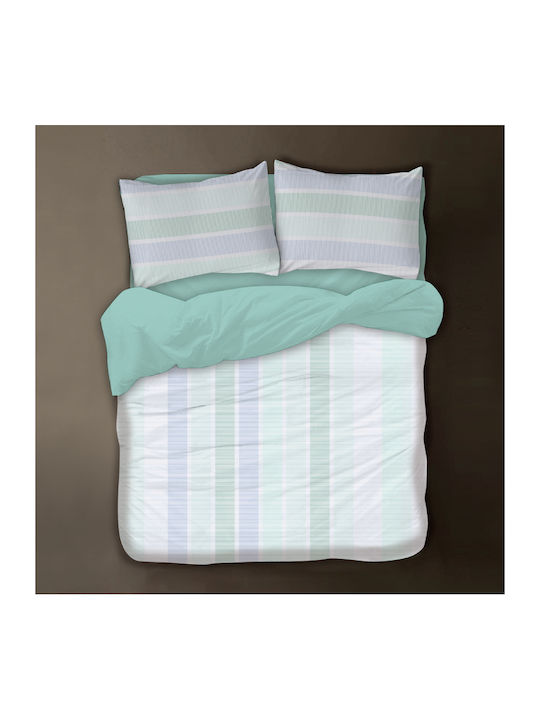 Isadore Lorraine New Special Edition Set Bed Sheets Super-Double 240x260cm Green-glass 4pcs
