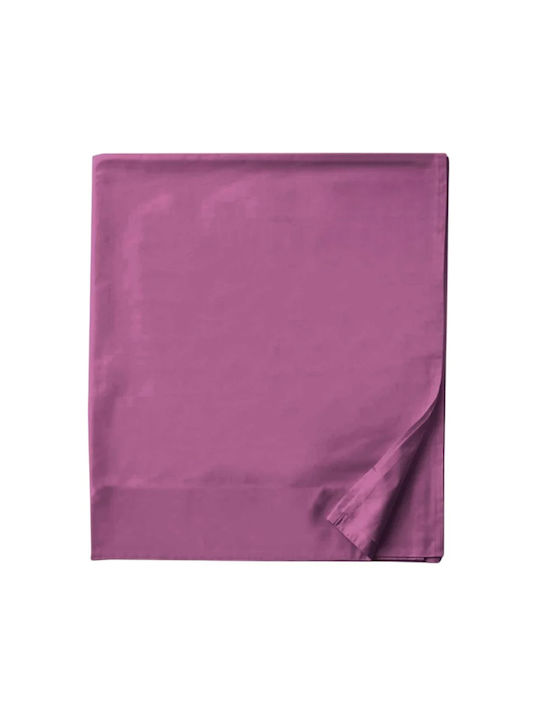 SpitiBazaar Σεντόνι Μονό 160x260εκ. Σκούρο Σάπιο Μήλο
