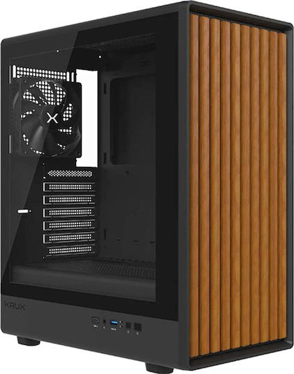 Krux Heliora Carcasă PC Middle Tower Neagră