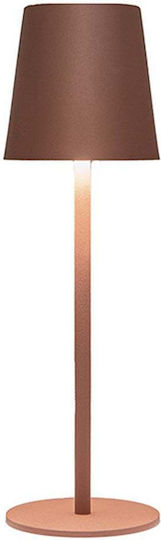 Anna's Collection Table Lamp with Orange Shade and Base