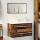vidaXL Bench Without Sink M80xD38.5xH48cm Old Wood