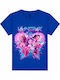 Παιδικό T-shirt Μπλε Ρουά