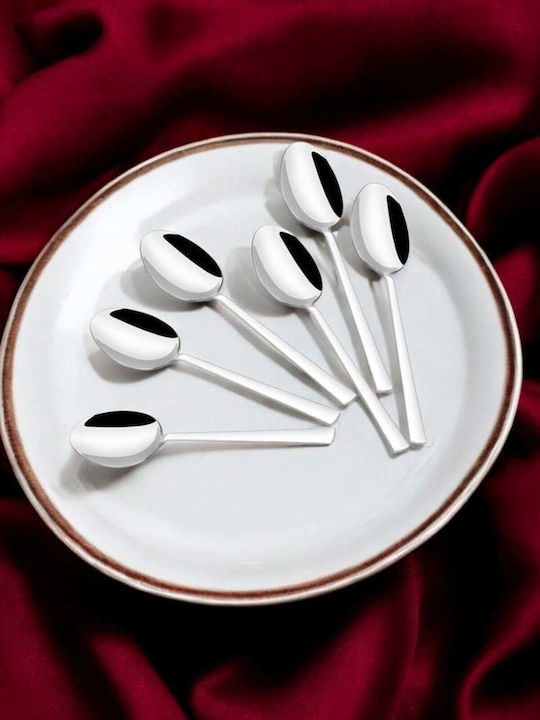 SteweHome Set Linguri Cafea Ceai Inox Argintii 6 Bucăți