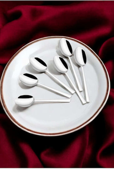 SteweHome Set Löffel Kaffee/Tee Inox Silber 6 Stück