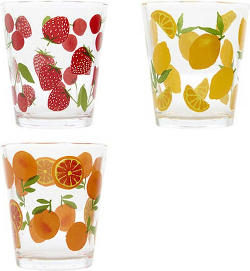 Marva Set of 6 Glass Water Glasses 330ml