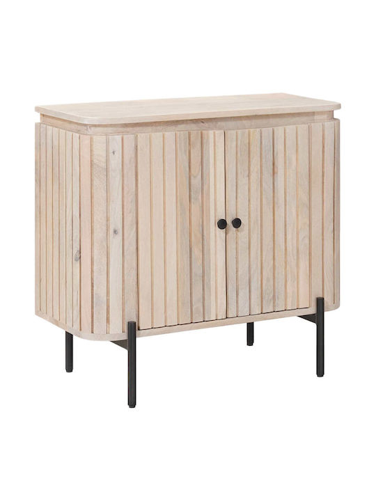Μπουφές από Μασίφ Ξύλο Μπεζ 70x30x65cm