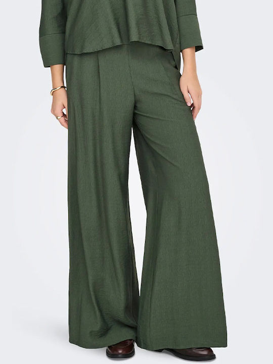 Jdy Women's Pantaloons with Rubber Band in Loos...