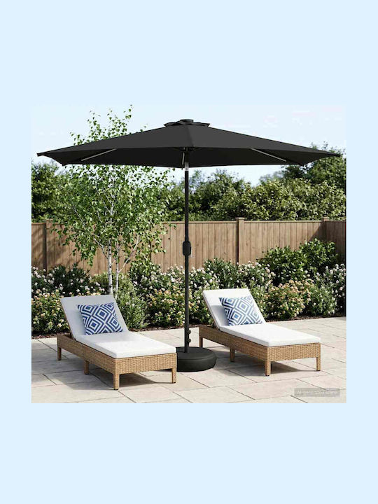 Umbrelă De Aluminiu Gri 3x3xÎnălțime 2.35m