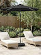 Aluminum Grey Garden & Terrace Parasol 2.3x2.3xHeight 2.28m