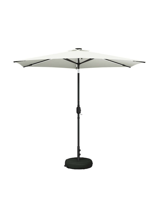 Aluminum Beige 2.7x2.7m Garden & Terrace Parasol