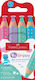 Faber Castell Grippy Colour Pencil Pastel Set 4 110702 4005401107026