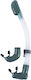 Xdive Silicone Snorkel Duo Transparent Green 62125