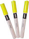 Carioca Yellow Drawing Markers 2mm Neon Set 12pcs
