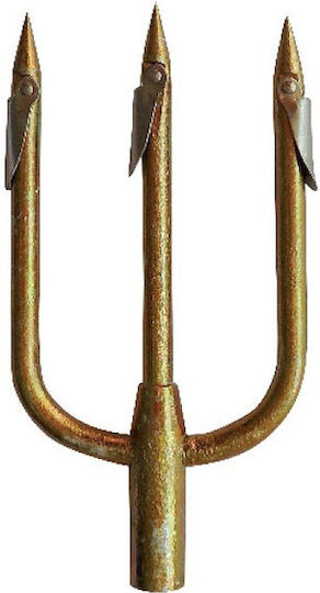 Τρίαινα Mastro Φτερά Φ6mm Ν7 Χρωμα Gold Μεγεθος 6mm