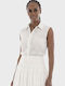 Sleeveless Women's Shirt White