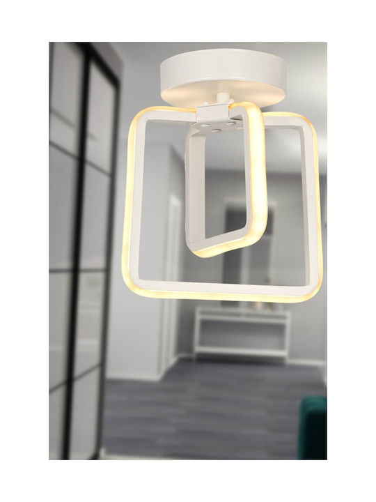 SteweHome Κρεμαστό Φωτιστικό Λευκό LED