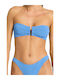 Strapless Bikini Top Μπλε