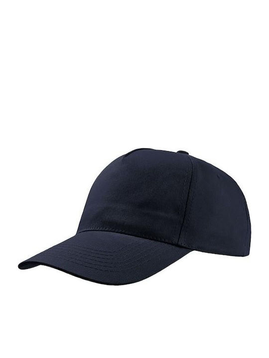 Atlantis Start Five 852 Five-Leaf Jockey Hat 100% Cotton Twill 160gsm Navy Blue