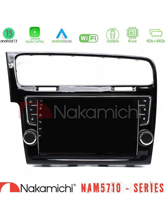 Nakamichi Car Audio System for Volkswagen Golf Audi A5 2013 – 2018 Bluetooth USB WiFi GPS Apple CarPlay Android Auto with 9" Touch Screen