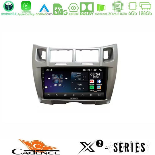 Cadence Автомобилна Аудио Система за Toyota Yaris BMW X2 (Bluetooth/USB/Вграден Wi-Fi/GPS/Apple CarPlay/Android Auto) с Touch Screen 9"