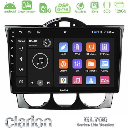 Clarion Car Audio System for Mazda RX-8 2003-2008 with A/C (Bluetooth/USB/WiFi/GPS/Apple CarPlay/Android Auto) with 9" Touch Screen