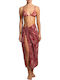 Stefania Frangista Jane Paisley Red Women's Pareo Red Sfc2627pr