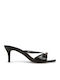 Mules With High Heel In Black Colour