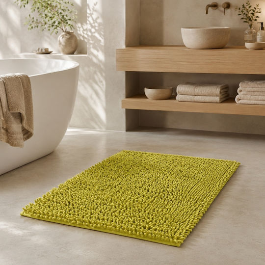 My Home Luxury Non-Slip Bath Mat CHL-6 Light Green 40x60cm