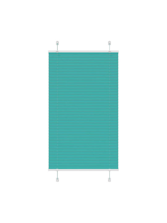 vidaXL Fabric Blind in Petrol Blue Colour W75xH...