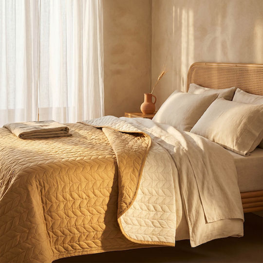 Easy Home Paturi & Cuverturi Pat Single Bej 160x220cm