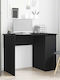 Desk Wooden Black Oak 100x55x75cm