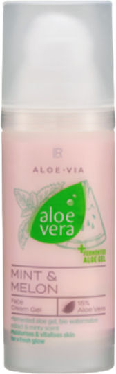 LR Aloe Vera Mint & Melon Light Moisturizing & Regulating Face Gel Day with Aloe Vera 50ml